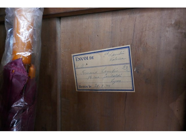 Prachtige oude eiken kledingkast in lodewijk xv stijl ( 1940 ) - afbeelding 6 van  6