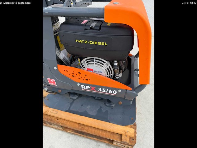 Prachtige rpx 35/60 gloednieuwe vibratieplaat - afbeelding 5 van  9