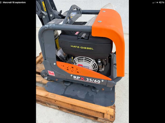 Prachtige rpx 35/60 gloednieuwe vibratieplaat - afbeelding 6 van  9