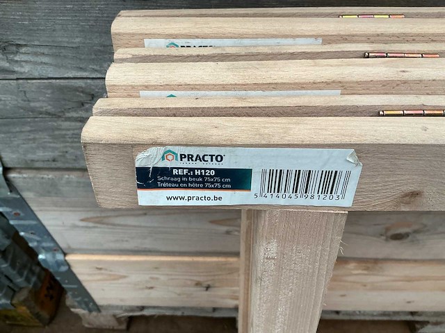 Practo h 120 schragen max 800 kg (3x) - afbeelding 2 van  2