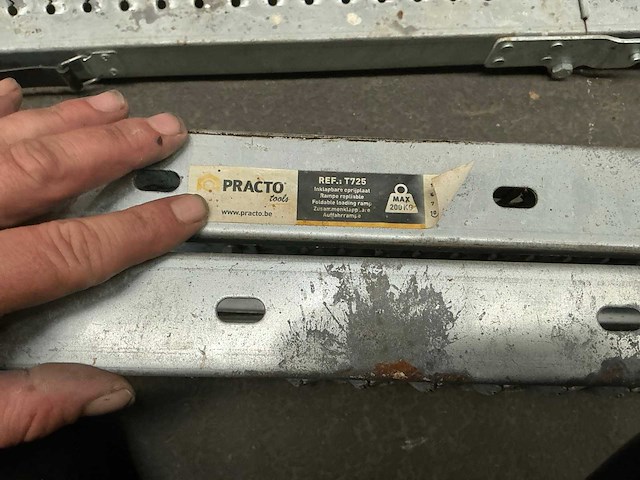 Practo tools t725 opplooibare rampen - afbeelding 5 van  5