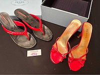 Prada schoenen maat 38 (gebruikt) (2x) - afbeelding 1 van  4