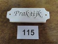 Praktijk 15x5,5cm - afbeelding 1 van  2