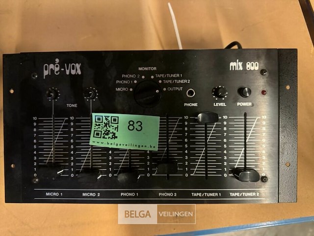 Pre-vox mix 800 mixer - afbeelding 1 van  2