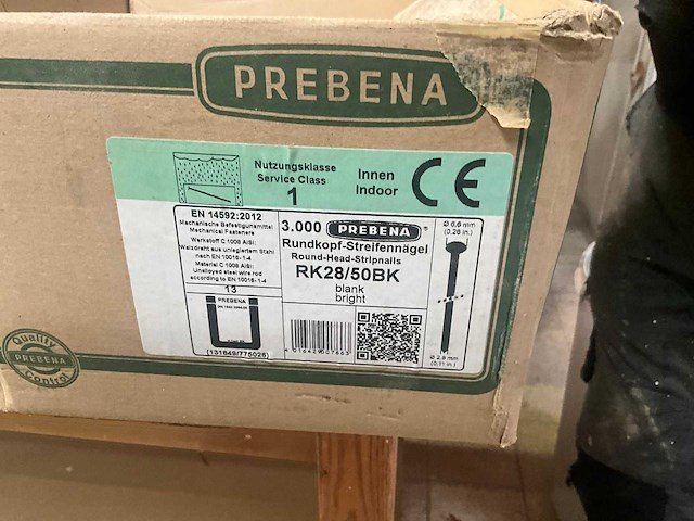 Prebena 7xr-rk90 pneumatische nagelindrijver/stripnagelmachine - afbeelding 8 van  16