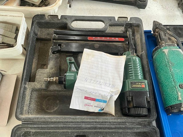 Prebena/ parkside/… pneumatische tackers /nietjespistolen (4x) - afbeelding 2 van  8