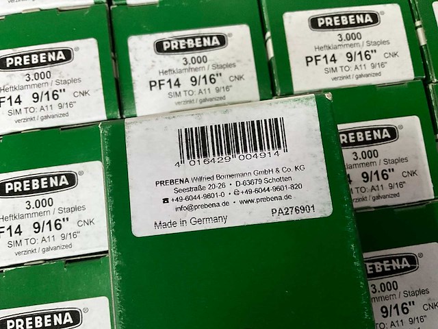 Prebena pf14 9/16” nieten verzinkt (37x) - afbeelding 3 van  4