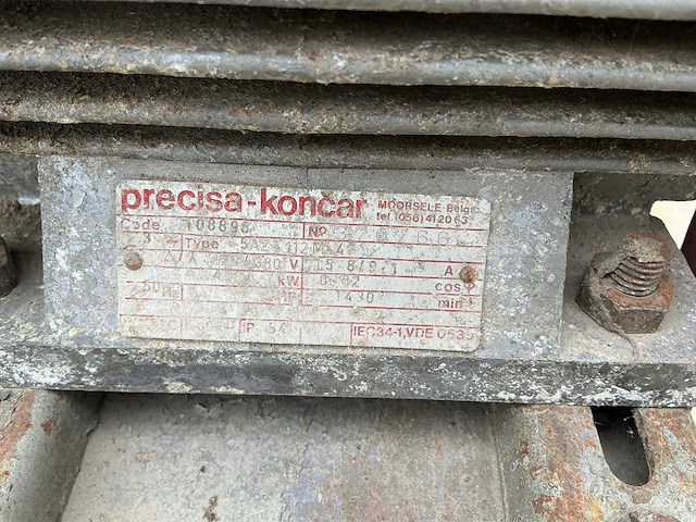 Precisa-koncar luchtcompressor - afbeelding 4 van  4