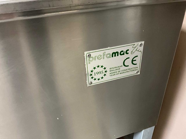 Prefamac chocolade tempereermachine - functioneel - afbeelding 4 van  6