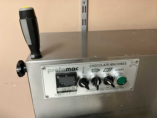 Prefamac chocolade tempereermachine - functioneel - afbeelding 5 van  6