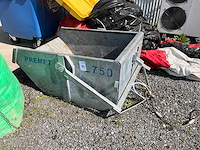 Premet l750 afvalcontainer voor hijskraan - afbeelding 1 van  2