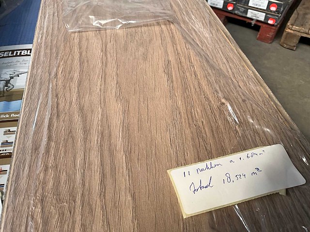 Premium 5310 gerookt eiken pak laminaatvloer 1,684 m2 (11x) - afbeelding 2 van  5