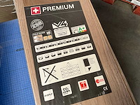 Premium 5310 gerookt eiken pak laminaatvloer 1,684 m2 (11x) - afbeelding 3 van  5