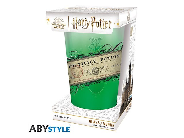 Premium groot glas - 400ml - polyjuice potion - harry potter - afbeelding 1 van  5