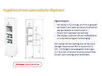 Premium hygiënezuil met automatische dispenser (8x) - afbeelding 2 van  7