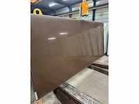 Premium marron brown polished 12mm - p200 - nature stone stock (12x) - afbeelding 2 van  2