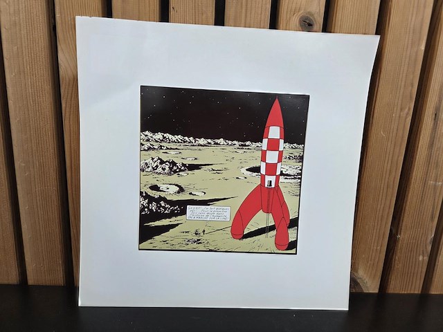 Prent tintin - afbeelding 1 van  3
