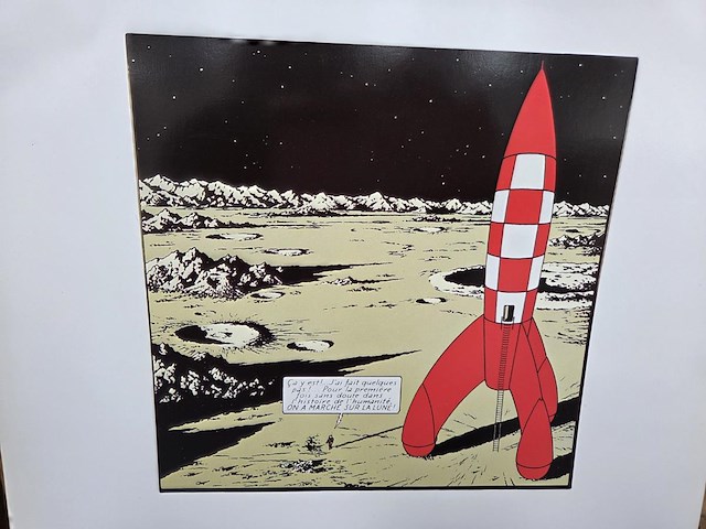 Prent tintin - afbeelding 3 van  3