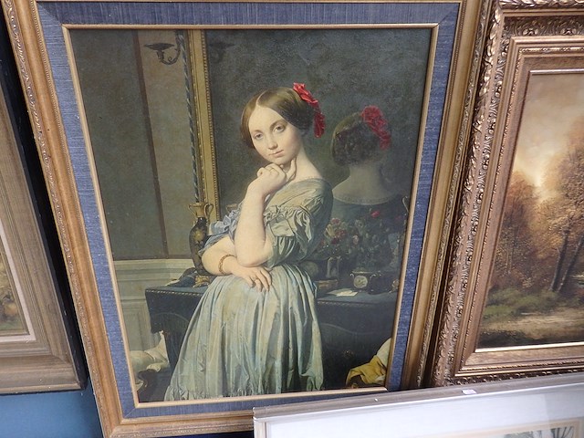 Prent vrouw 70/90 - afbeelding 1 van  2