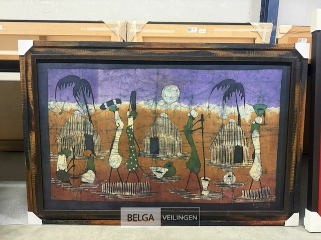 Prentkunst batik - afbeelding 1 van  2