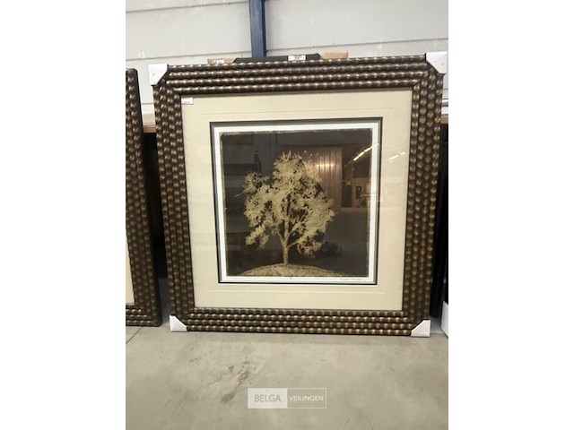 Prentkunst gilded tree iii - afbeelding 1 van  2