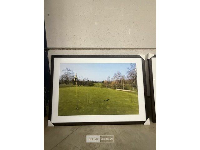 Prentkunst golfterrein - afbeelding 1 van  1
