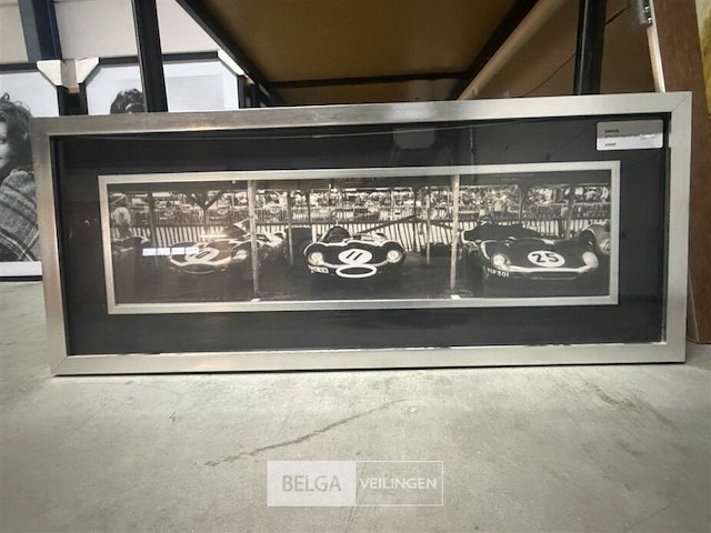 Prentkunst jaguar d-type - afbeelding 1 van  1