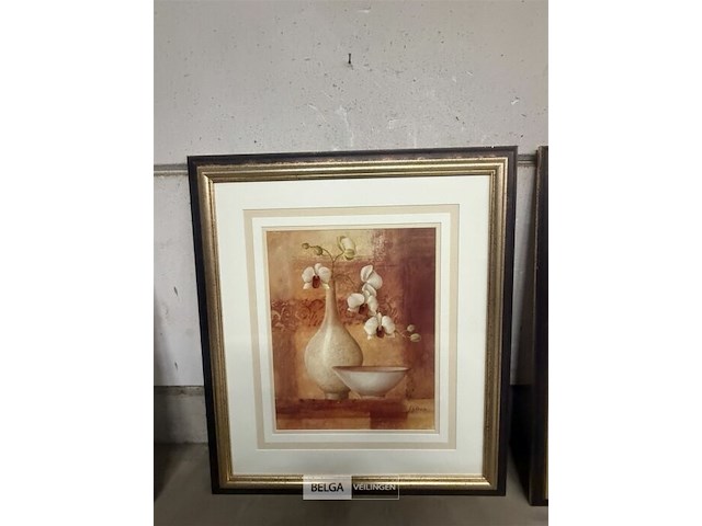 Prentkunst orchid composition - afbeelding 1 van  2