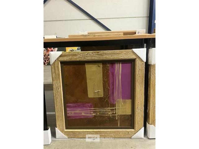 Prentkunst origineel paars ii - afbeelding 1 van  2