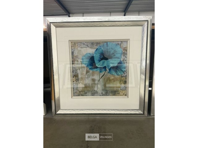 Prentkunst poppy blue - afbeelding 1 van  2
