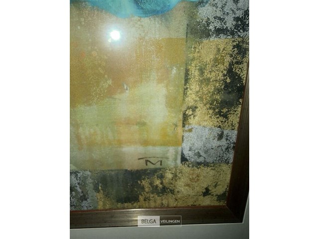 Prentkunst poppy blue - afbeelding 2 van  2