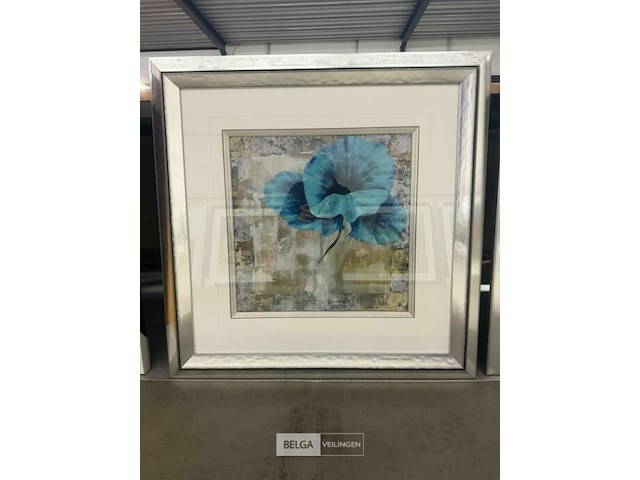 Prentkunst poppy blue - afbeelding 1 van  2