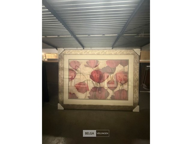 Prentkunst poppy field - afbeelding 1 van  1