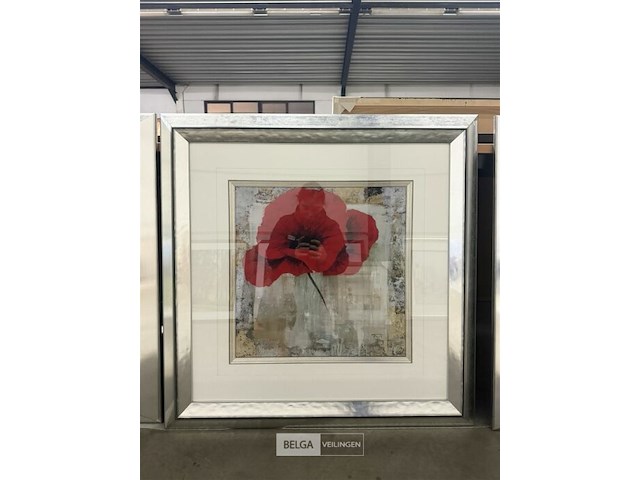 Prentkunst poppy red - afbeelding 2 van  2