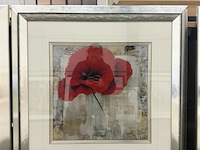 Prentkunst poppy red - afbeelding 2 van  2