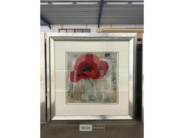 Prentkunst poppy red - afbeelding 2 van  2