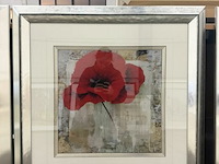 Prentkunst poppy red - afbeelding 2 van  2