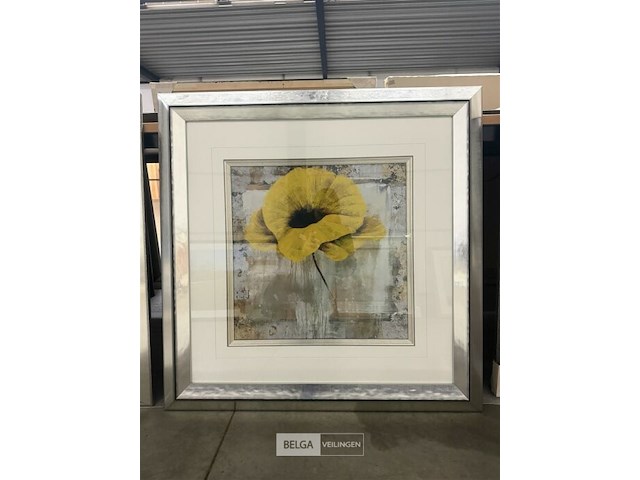 Prentkunst poppy yellow - afbeelding 1 van  2
