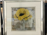 Prentkunst poppy yellow - afbeelding 1 van  2