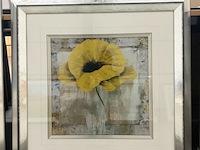 Prentkunst poppy yellow - afbeelding 2 van  2