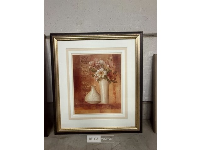 Prentkunst rose composition - afbeelding 1 van  1