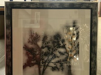 Prentkunst silvery trees - afbeelding 1 van  3