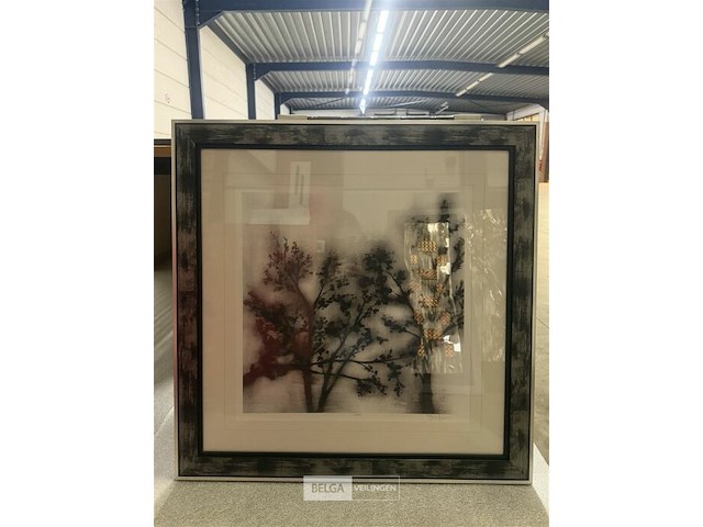 Prentkunst silvery trees - afbeelding 1 van  3