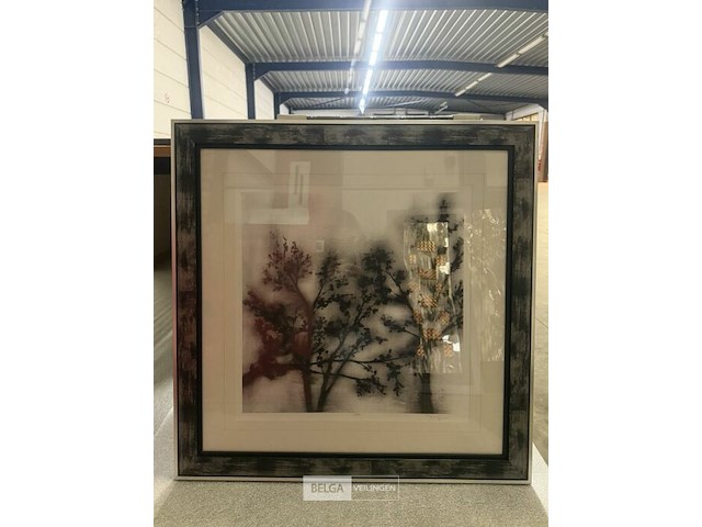Prentkunst silvery trees - afbeelding 1 van  2