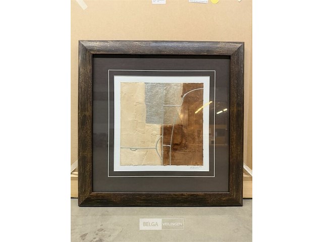 Prentkunst zilver vlak - afbeelding 1 van  2