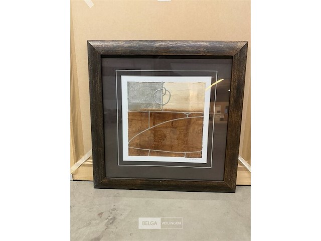 Prentkunst zilver vlak - afbeelding 1 van  2