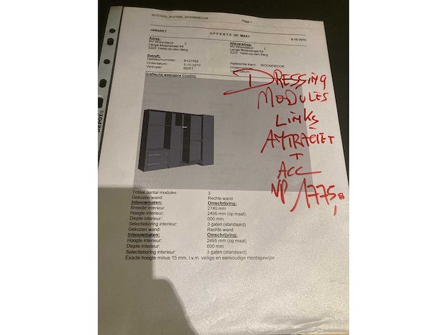 Presentatie blok mat alle inhoud (dressigs en schuifdeuren) - afbeelding 36 van  51