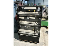 Presentatie rek met grijpbakken (2x) - afbeelding 1 van  5