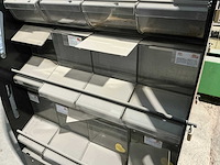 Presentatie rek met grijpbakken (2x) - afbeelding 2 van  5