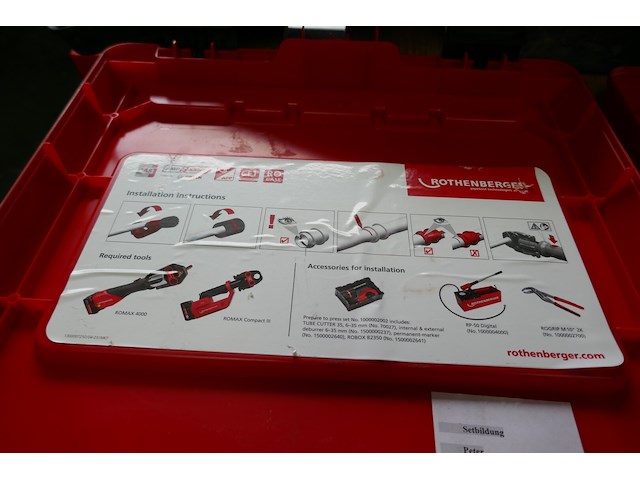 Presmachines rothenberger - afbeelding 8 van  8